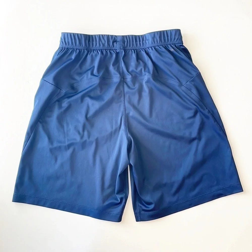 Adidas navy blue athletic shorts